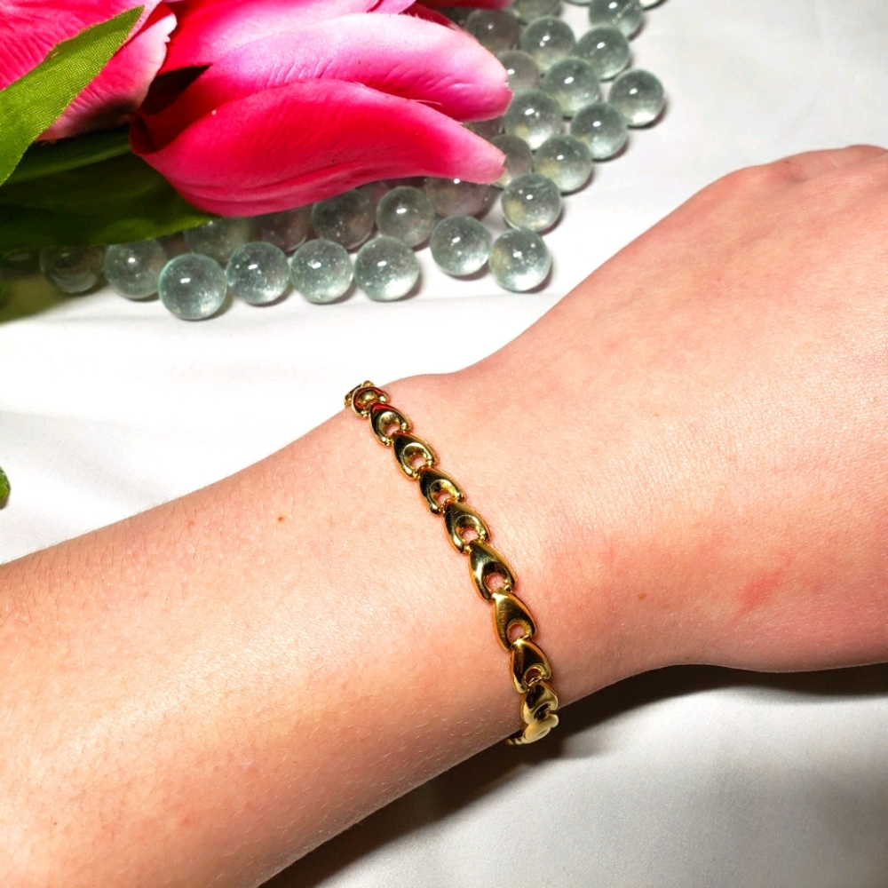Classy Gold-Colored Bracelet